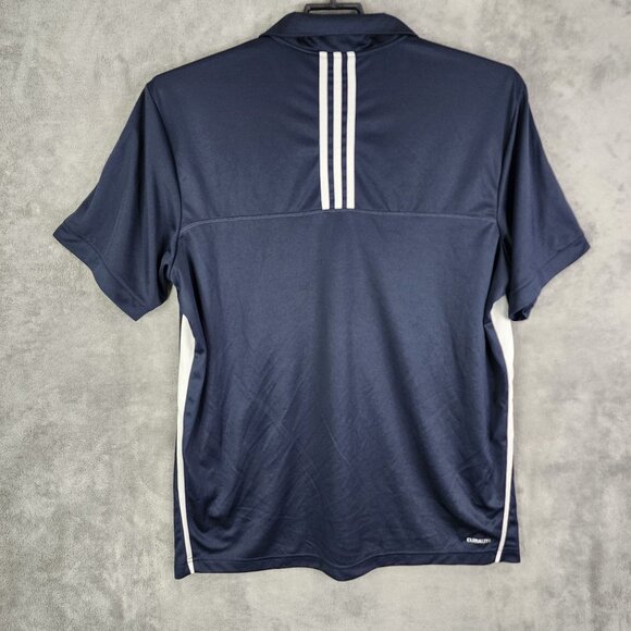 Men's Navy Blue Adidas Climalite Polo Shirt Short Sleeve Size 2XL - Picture 7 of 12